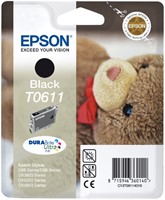 Epson inkt C13T06114010 T0611 zwart Inhoud 8 ml
