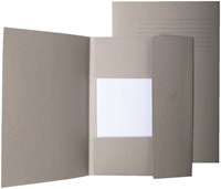 Dossiermap A4 grijs Quantore ICN1 gemaakt van Colorkraft karton