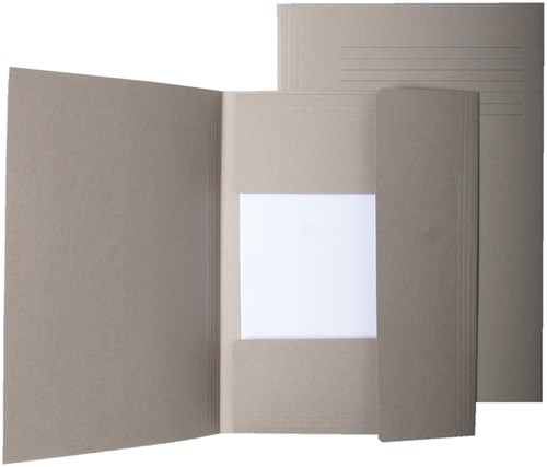 Dossiermap karton ICN1 folio grijs Quantore 50 Stuk