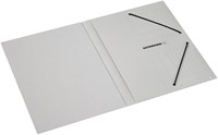 Dossiermap karton Jalema Extension met clip grijs