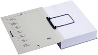 Dossiermap karton Jalema Extension met clip grijs-1