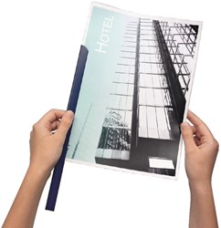 Klemrug Durable A4 5/6mm donkerblauw