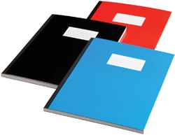 Schrift met harde kaft A5 160blz lijn assorti