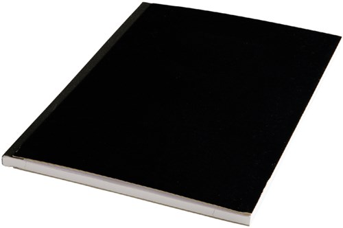 Schrijfblok met harde kaft A4 160blz lijn assorti-2