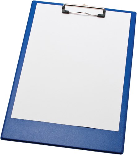 Klembord A4 met 100mm klem blauw folio