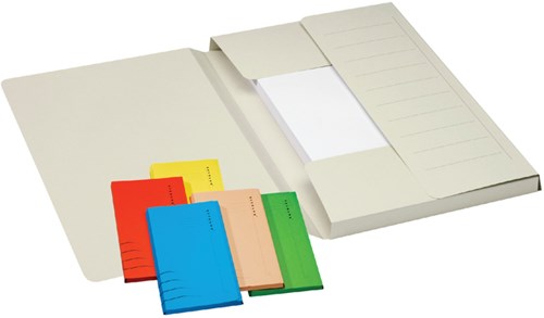 Dossiermap Jalema Mammoet folio 3 kleppen chamois Djois 270gr-2