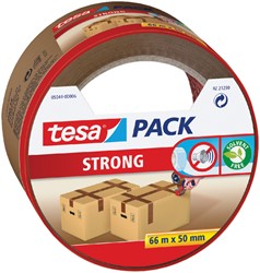 Tesa Verpakkingstape  50mm x 66m PP bruin