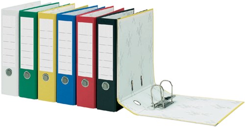 Ordner A4 80mm karton wit-2