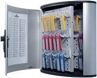Sleutelkast Durable 1966 aluminium 36haken 310x305x125mm