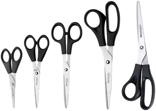 Schaar Westcott Buro 155mm RVS met kunststof grip-2