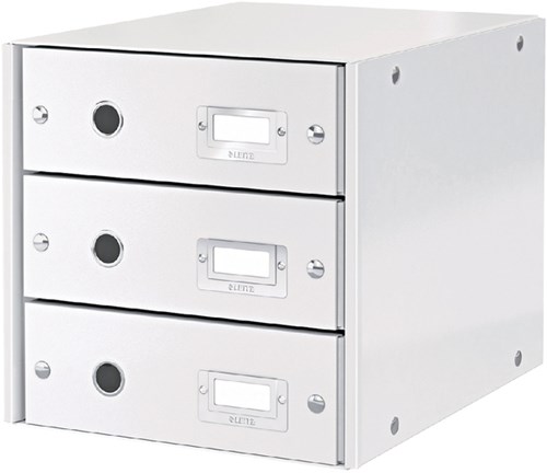 Ladenbox Leitz WOW Click & Store 3 laden wit