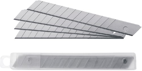 Snijmes Westcott Office 9mm met kunststof houder blauw-3