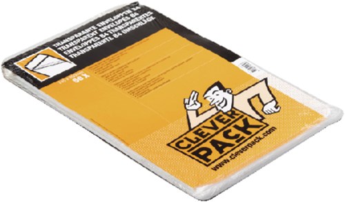 Envelop CleverPack akte B4 245x350mm zelfkl. transp. 50stuks-3