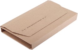 Wikkelverpakking CleverPack A4 met zelfklevende strip bruin 25 stuks