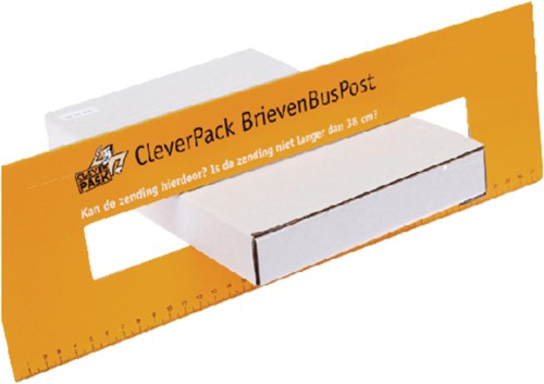 Brievenbusdoos A5 230x160x26mm Cleverpack wit-3