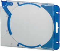 Cd opbergmap Quickflip compleet blauw 5stuks-2