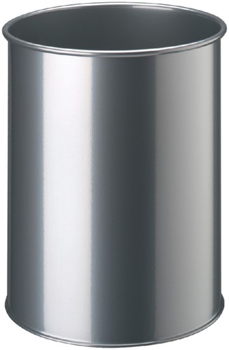 Papierbak Durable 3301-23 15liter rond zilvermetallic