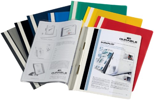 Snelhechter met insteekhoezen Durable Duraplus rood-3