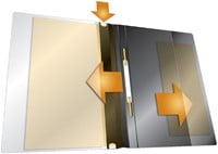 Snelhechter met insteekhoezen Durable Duraplus grijs-2