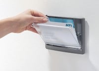Naambordje deur Durable Click Sign 14,9 x 10,5cm grafiet-2