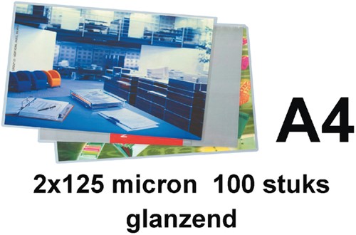 Lamineervellen A4 2x125micron Quantore 100stuks-2