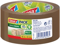 Tesa verpakkingsplakband Eco, ft 50 mm x 66 m, PP, bruin