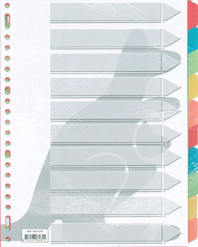 Tabbladen Kangaro 23-gaats PE410M 10-delig assorti karton-3