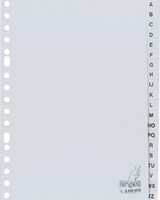 Tabbladen Kangaro A5 17-gaats G520AZM alfabet grijs PP-2