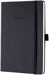 Notitieboek A6 Gelinieerd Zwart Conceptum CO132