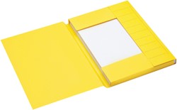 Jalema Secolor dossiermap A4 geel doos 125 stuks