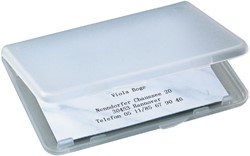 Visitekaartetui Sigel 89X57 Mm Transparant