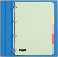 Tabbladen 4-gaats 5-delig assorti karton