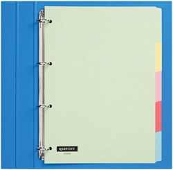 Tabbladen 4-gaats 5-delig assorti karton