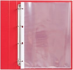Showtassen A4 glashelder 110 micron 4-rings ds 100 stuks Quantore