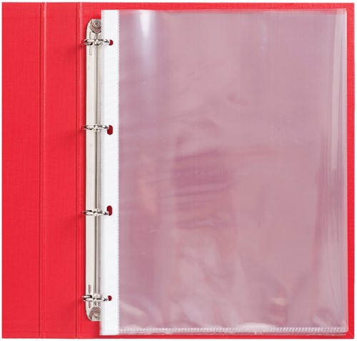 Showtassen A4 glashelder 110 micron 4-rings ds 100 stuks Quantore
