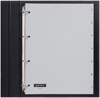 Tabbladen 4-gaats 1-7 genummerd grijs PP