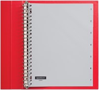 Tabbladen 23-gaats 1-7 genummerd grijs PP