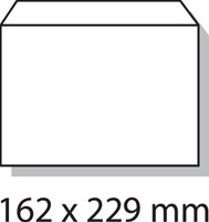 C5 Envelop 162x229mm zonder venster met plakstrip pak van 25 stuks-2