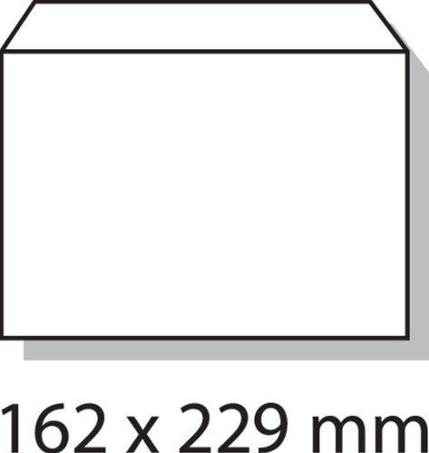 C5 Envelop 162x229mm zonder venster met plakstrip pak van 25 stuks-2
