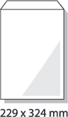 Akte enveloppen Hermes 229x324mm zonder venster pak van 25 stuks wit 10x stuk-3