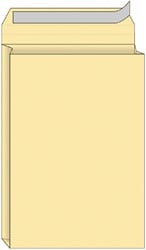 Monsterzak envelop 229x324x38mm zelfklevend creme 10 stuks