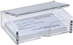 Visitekaartjeshouder Sigel Acryl Transparant