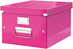 Leitz Opbergdoos Wow Click & Store ft A4, roze