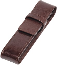 Pennenetui 321 1delig buffelleer bruin