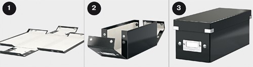 Leitz Opbergdoos CD Wow Click & Store wit-3