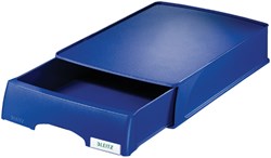 Brievenbak Leitz Plus A4+ blauw met lade 70 x 376 mm