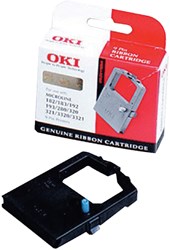 OKI tape OKI 09002303 Nylontape zwart, Inhoud 2.000.000 Teken