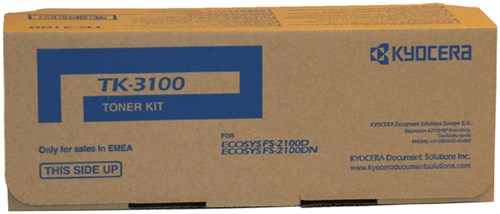 Kyocera Toner Kit TK3100 - 12500 pagina's - 1T02MS0NL0