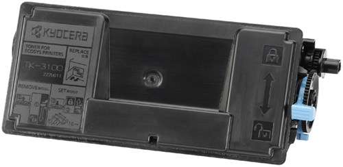 Kyocera Toner Kit TK3100 - 12500 pagina's - 1T02MS0NL0-2