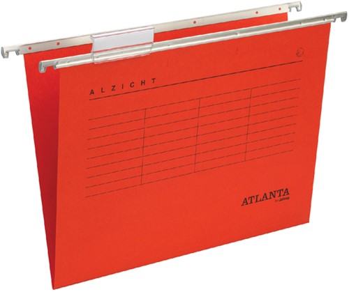 Atlanta hangmappen Alzicht Spectrum A4 formaat, V-bodem, rood